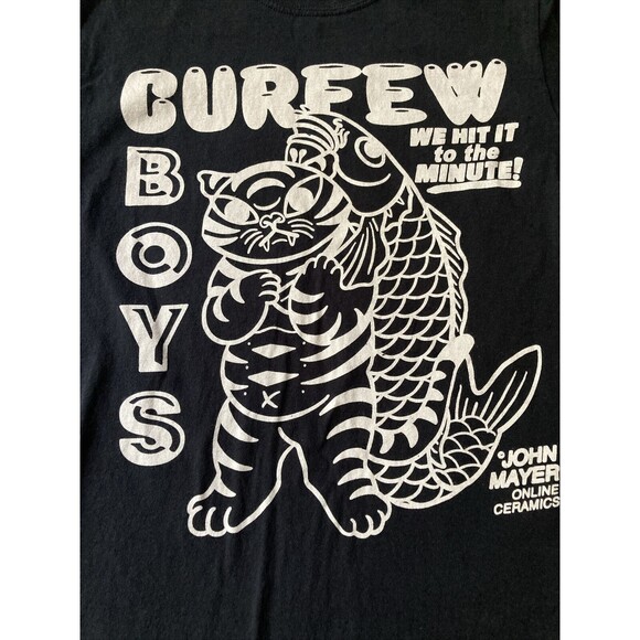 Online Ceramics John Mayer Sob Rock Tour Merch Curfew Boys T-Shirt Sz Small Tee - Picture 3 of 10